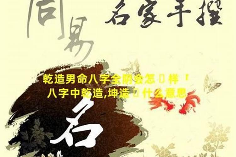 生辰八字乾造什么意思？