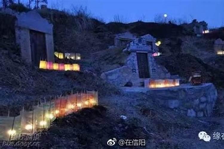 腊月三十老人上坟怎么上灯？