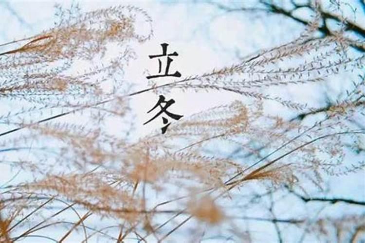 关于立冬的习俗和来历