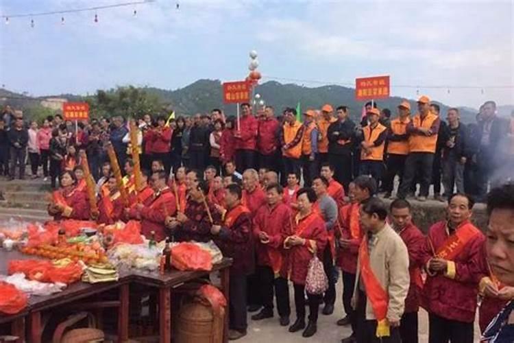 农历三月十五杨氏祭祖