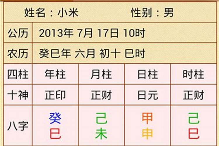 怎么看四柱八字排盘？