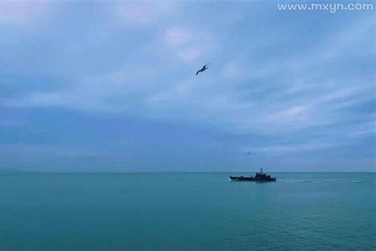 梦见大海是什么征兆坐船非常害怕？