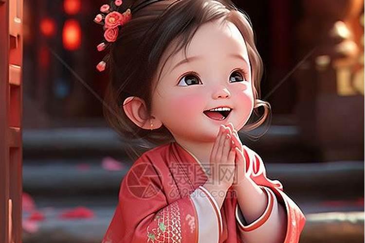 梦到红色衣服的女人双手合十