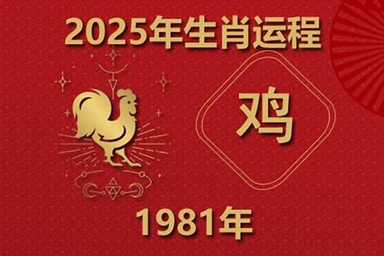 1981年生肖鸡今年的运程