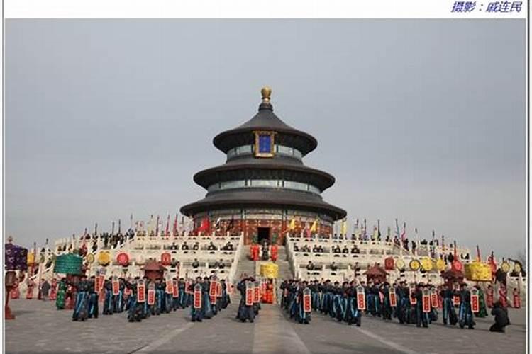 天坛冬至祭天晚上