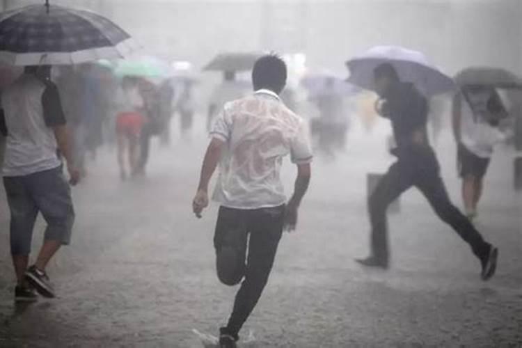 梦见淋雨走路却没淋湿