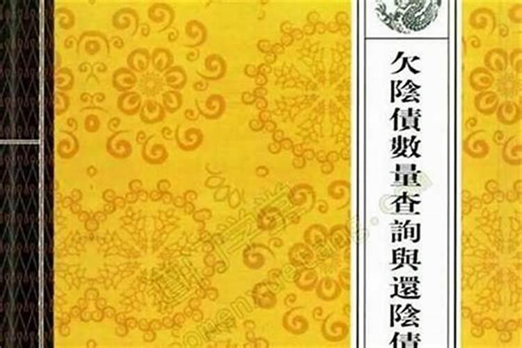 哪里能看到阴债的书？