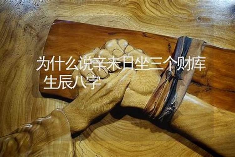 辛未日身坐三个财库为什么？