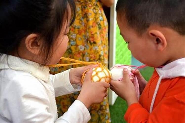 宁波的立夏撞蛋风俗