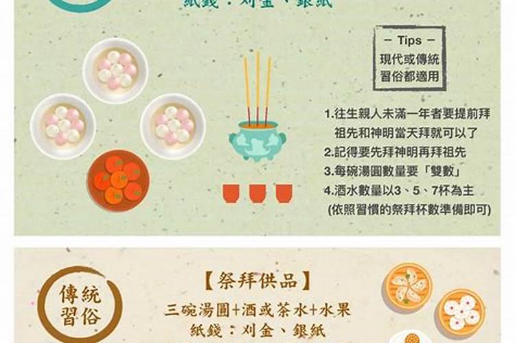 冬至拜祖先可以拿白糍祭吗？