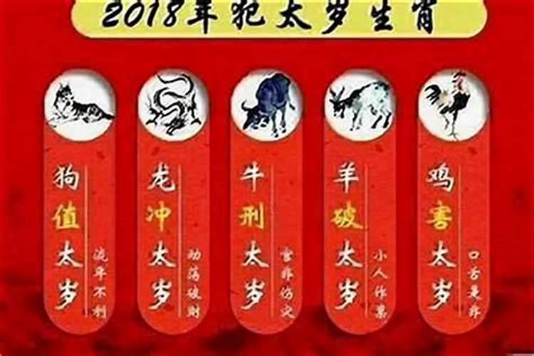 虎年犯太岁都有什么属相？