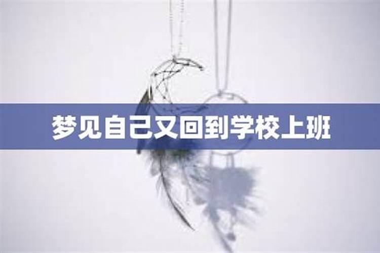 梦到又回到学校和以前的同学