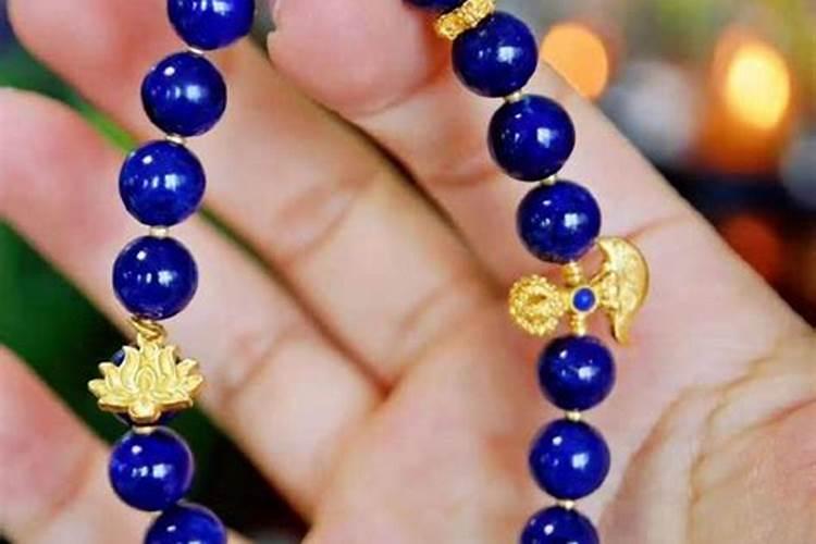 属猪明年破太岁戴青金石