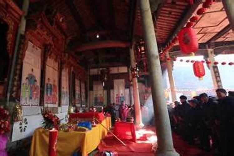 冬至本家祠堂祭祖