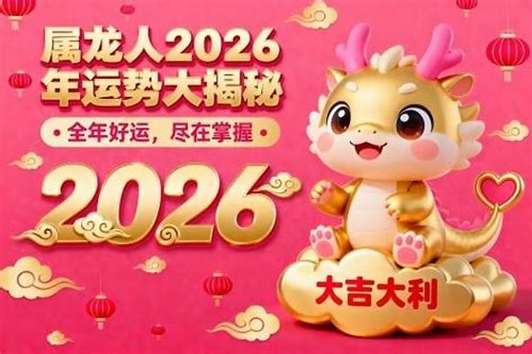 2026属龙全年运势如何？