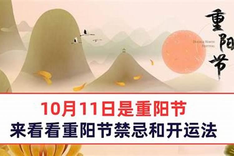 重阳节下葬忌讳