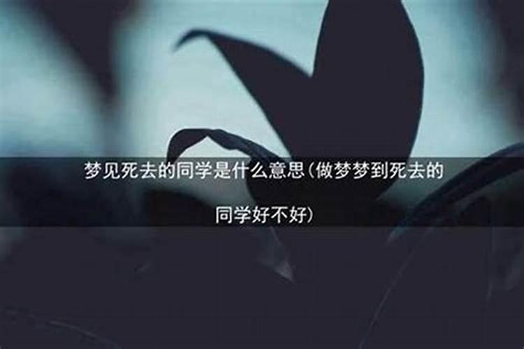 梦见了死去的女同学