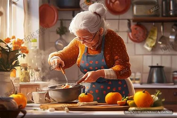 梦到死去的姥姥在做饭好不好？