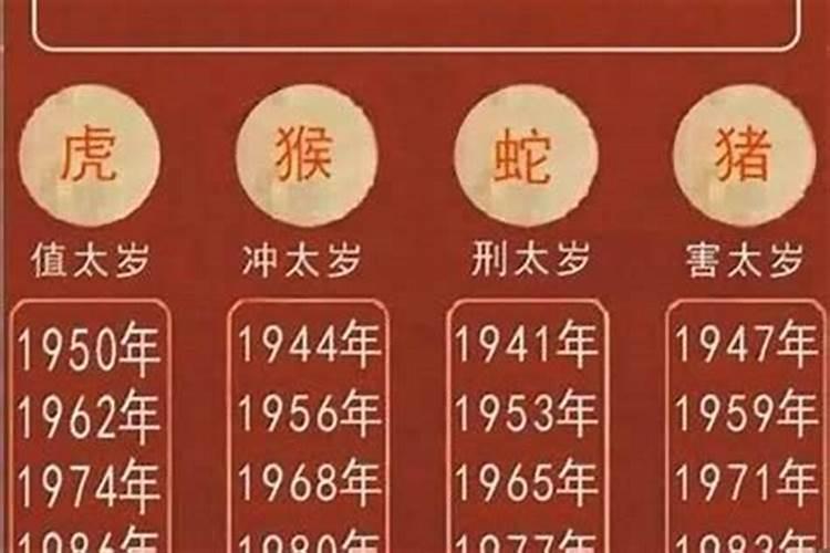 属蛇的什么时候犯太岁？