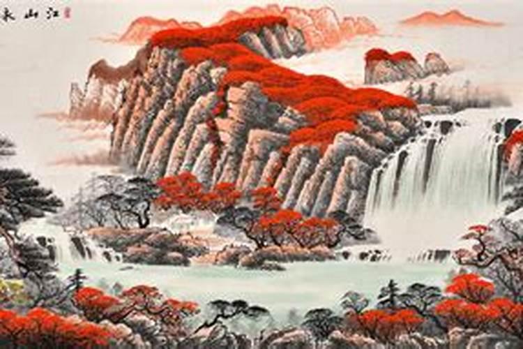 代表事业学业的风水画