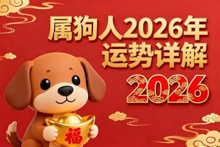 2026年属狗下半年的运程
