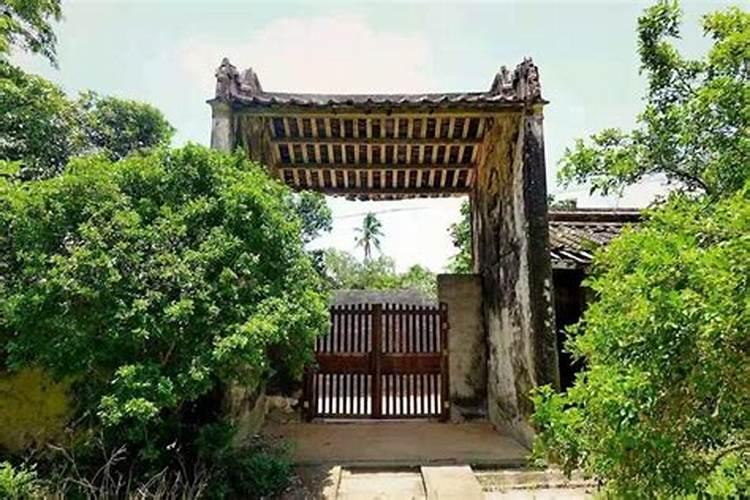 文昌符家宅的花纹