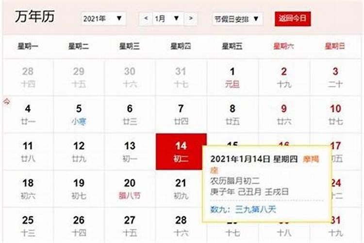 腊月份是几月阴历？