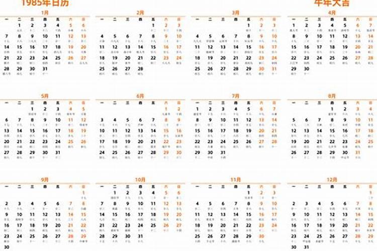 1985年农历十月运程怎样？