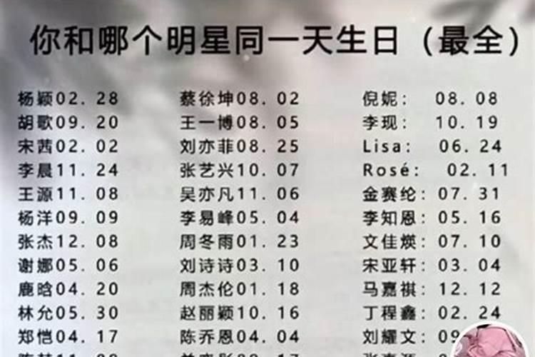 哪个明星是九月初九过生日？