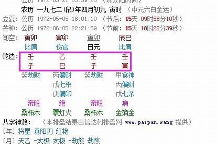 出生年八字不合