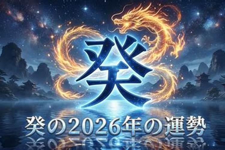 癸水男2026年的运程