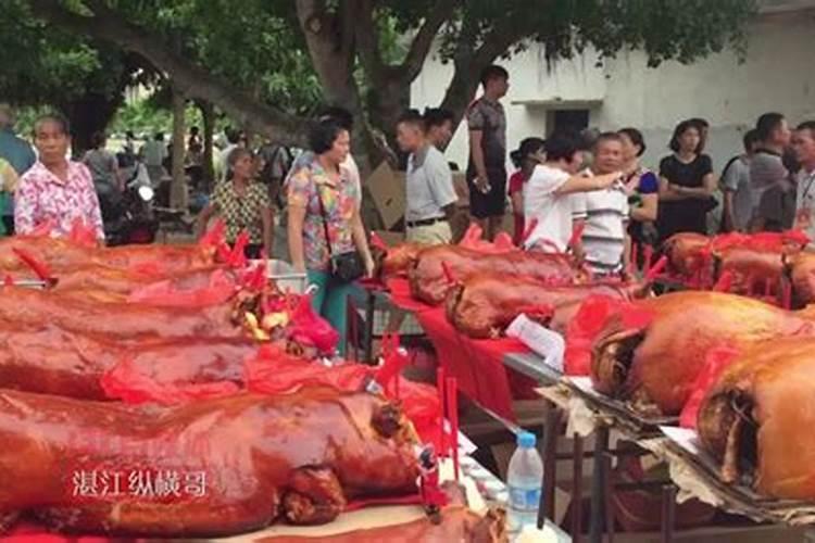 清明拜祭烧猪怎样摆放？