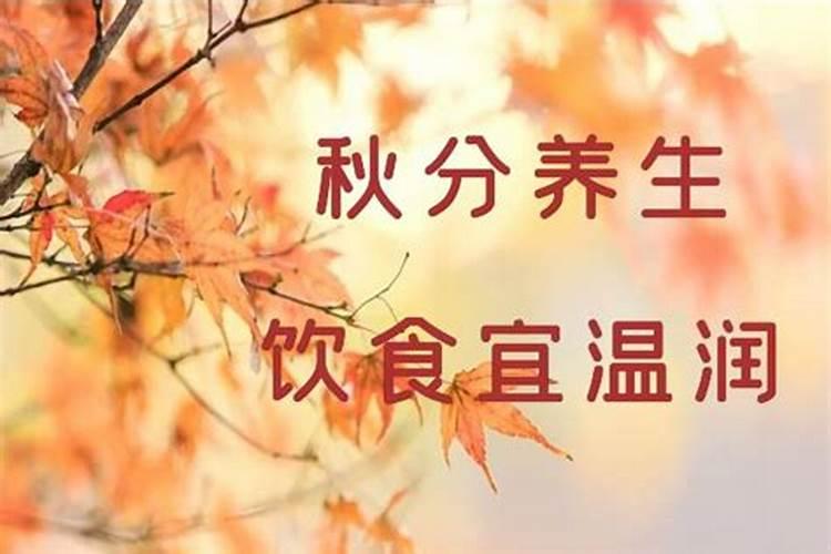 秋分注意饮食