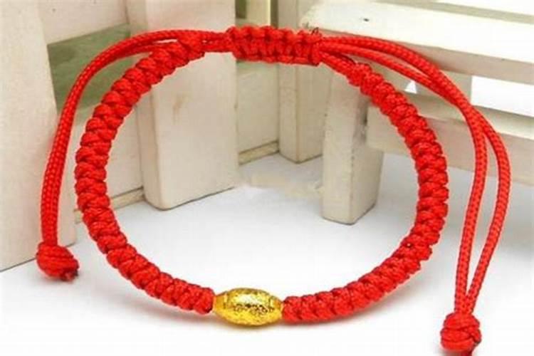 本命年红绳能摘下来吗？