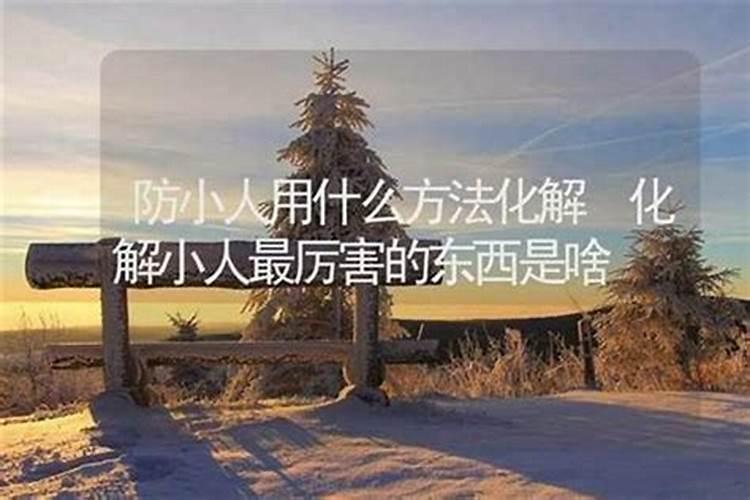 防小人什么东西最好？