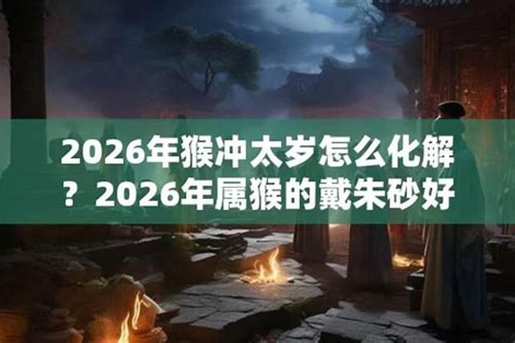 2026猴怎么化解？