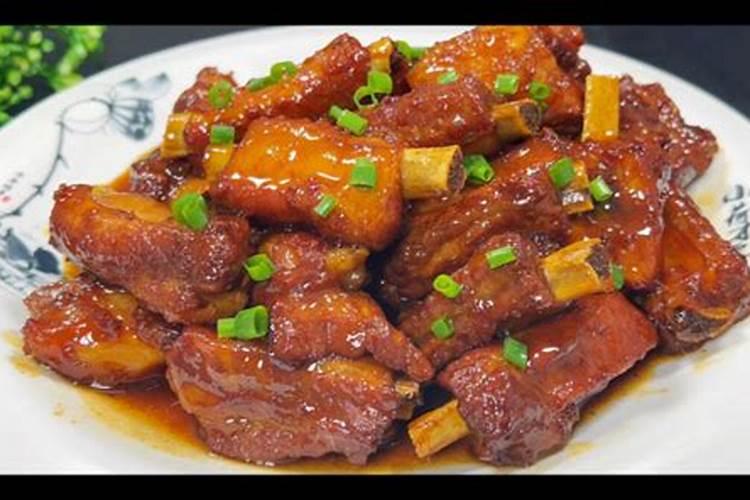 今日新鲜红烧排骨的做法事